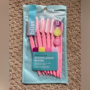 BLISS Pink 12pk Dermaplaning Razor Set NEW women’s